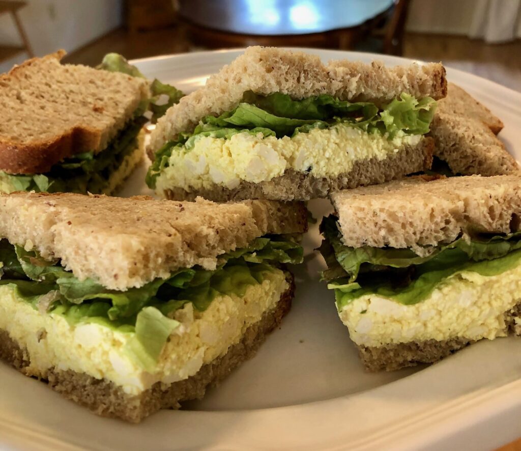 Tofu "Eggless" Salad • Flavors of the Umpqua